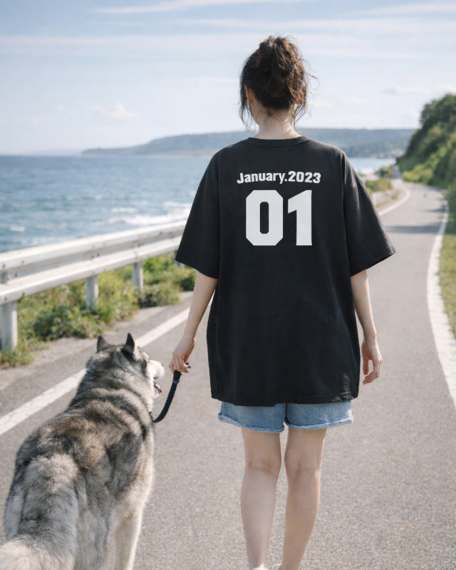 セルフデザイン ペットTシャツ 名入れ 写真入れ 文字入れ プレゼント 記念 DTF印刷 オリジナルTシャツ gptsd001